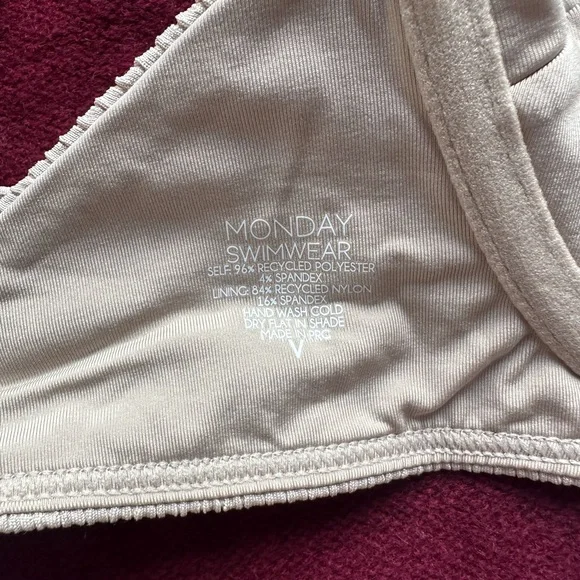 Monday Swimwear Cream Bikini Set - Picture 2 of 3